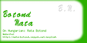 botond mata business card